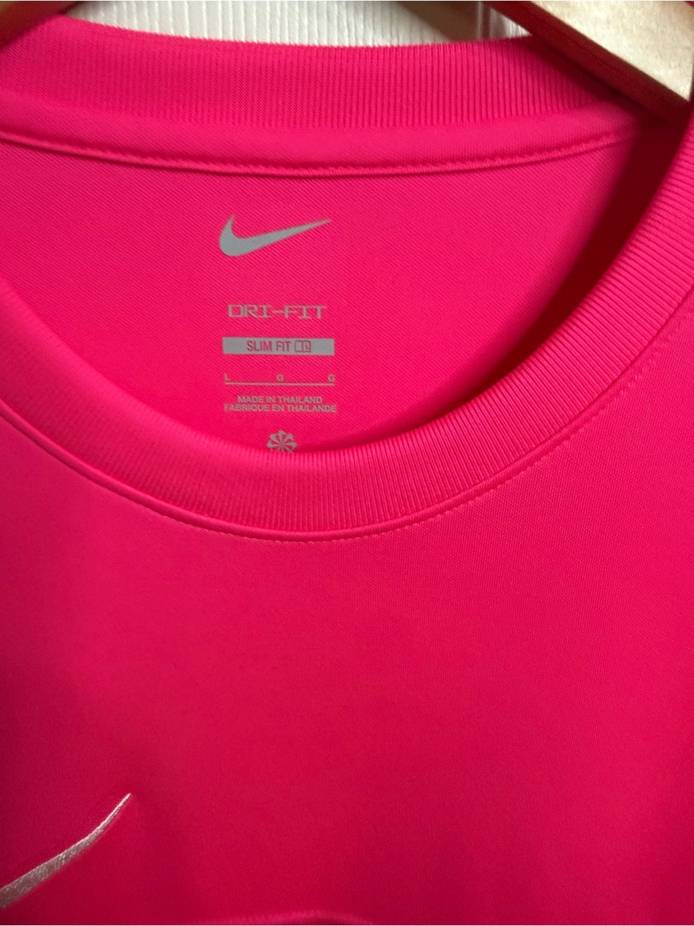 Nike Energy Dri-FIT Soccer Long Sleeve Top Pink Foam Sz L - Picture 3 of 4